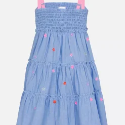 Outlet Seraph Dress Store -Outlet Seraph Dress Store Accessorize Angels Floral Embroidered Chambray Dress62W230FRSC W01