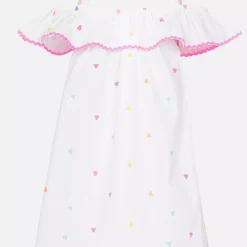 Accessorize Angels Heart Embroidered Bardot Dress