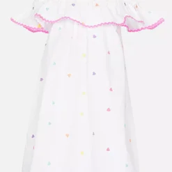 Outlet Seraph Dress Store -Outlet Seraph Dress Store Accessorize Angels Heart Embroidered Bardot Dress78K015FRSC W01