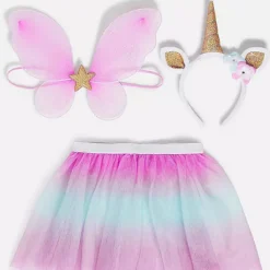 Accessorize Girls Three Piece Unicorn Dress Up Set