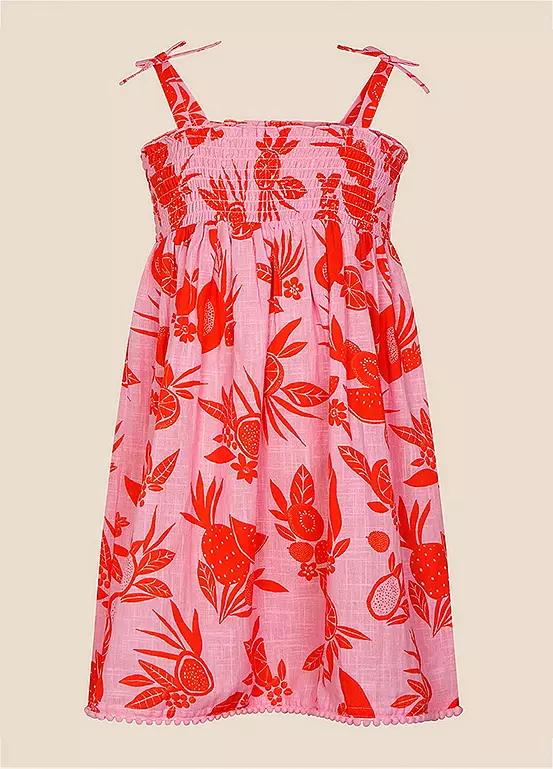 Accessorize Kids Fruity Floral Dress 1 Accessorize Kids Fruity Floral Dress