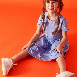 Accessorize Kids Funshine Print Jersey Dress