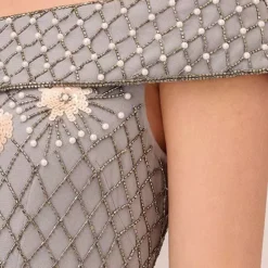 Adrianna Papell Beaded Long Dress -Outlet Seraph Dress Store Adrianna Papell Beaded Long Dress58S641FRSP W03