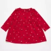 Artie Red Long Sleeve Christmas Dress With Ruffles In A Gift Box