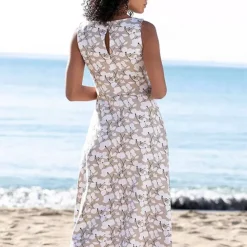 Beach Time Floral Print Summer Dress -Outlet Seraph Dress Store Beach Time Floral Print Summer Dress54935163FRSP W01