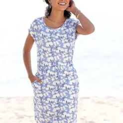 Beachtime Floral Jersey Dress