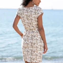 Beachtime Floral Jersey Dress -Outlet Seraph Dress Store Beachtime Floral Jersey Dress24930357FRSP W01