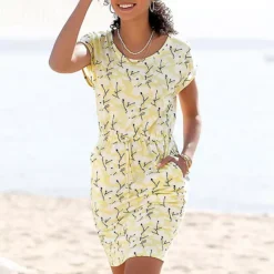 Beachtime Floral Jersey Dress -Outlet Seraph Dress Store Beachtime Floral Jersey Dress30385221FRSP
