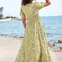 Beachtime Floral Print Maxi Dress 6 Beachtime Floral Print Maxi Dress -Outlet Seraph Dress Store Beachtime Floral Print Maxi Dress58911704FRSP W01
