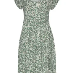 Beachtime Leaf Printed Jersey Dress -Outlet Seraph Dress Store Beachtime Leaf Printed Jersey Dress74426128FRSC