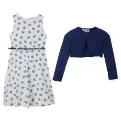 Bonprix Kids Heart Print Dress, Bolero & Belt 9 Bonprix Kids Heart Print Dress, Bolero & Belt -Outlet Seraph Dress Store Bonprix Kids Heart Print Dress Bolero Belt954483FRSC W01