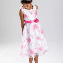 Bonprix Kids Rose Print Skater Dress -Outlet Seraph Dress Store Bonprix Kids Rose Print Skater Dress903645FRSP W01