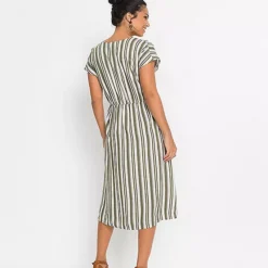 Bonprix Stripy Button Dress -Outlet Seraph Dress Store Bonprix Stripy Button Dress907479FRSP W01
