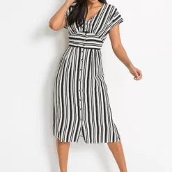 Bonprix Stripy Button Dress -Outlet Seraph Dress Store Bonprix Stripy Button Dress907515FRSP