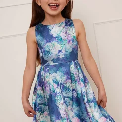 Chi Chi London Girls Floral Printed Midi Dress