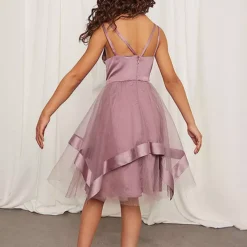 Chi Chi London Kids Embellished Tulle Layered Midi Dress -Outlet Seraph Dress Store Chi Chi London Kids Embellished Tulle Layered Midi Dress37C227FRSP W01