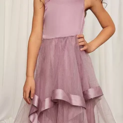 Chi Chi London Kids Embellished Tulle Layered Midi Dress -Outlet Seraph Dress Store Chi Chi London Kids Embellished Tulle Layered Midi Dress37C227FRSP W03