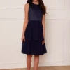 Chi Chi London Kids Textured Tiered Midi Dress