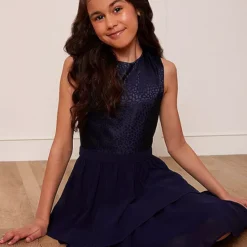Chi Chi London Kids Textured Tiered Midi Dress 9 Chi Chi London Kids Textured Tiered Midi Dress -Outlet Seraph Dress Store Chi Chi London Kids Textured Tiered Midi Dress38S632FRSP W04