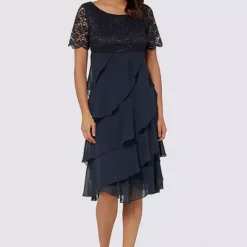 Witt Chiffon Ruffle Dress -Outlet Seraph Dress Store Chiffon Ruffle DressH17886FRSP W01