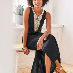 Heine Linen Maxi Dress -Outlet Seraph Dress Store Heine Linen Maxi DressJ32137FRSP