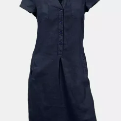 Outlet Seraph Dress Store -Outlet Seraph Dress Store Heine Linen Short Sleeve DressF17231FRSC