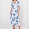 Joe Browns Clarissa Linen Blend Floral Dress