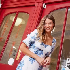 Joe Browns Clarissa Linen Blend Floral Dress -Outlet Seraph Dress Store Joe Browns Clarissa Linen Blend Floral Dress66X699FRSP W05