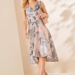 Kaleidoscope Blush Jacquard Prom Dress -Outlet Seraph Dress Store Kaleidoscope Blush Jacquard Prom Dress35C086FRSP W02