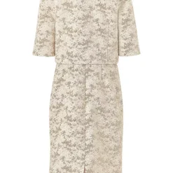 Kaleidoscope Champagne Jacquard Embellished Dress And Jacket -Outlet Seraph Dress Store Kaleidoscope Champagne Jacquard Embellished Dress and Jacket13H558FRSC W01