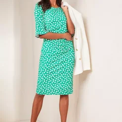 Kaleidoscope Green Spot Jersey Dress -Outlet Seraph Dress Store Kaleidoscope Green Spot Jersey Dress26J105FRSP W02