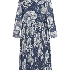 Kaleidoscope Navy Print Scuba Dress And Pleat Back Jacket -Outlet Seraph Dress Store Kaleidoscope Navy Print Scuba Dress and Pleat Back Jacket64K764FRSC W01