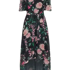 Kaleidoscope Print Hi Low Hem Dress -Outlet Seraph Dress Store Kaleidoscope Print Hi Low Hem Dress15J211FRSC