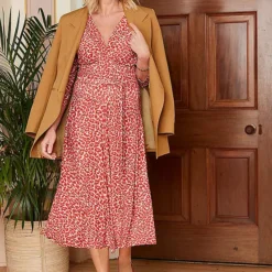 Kaleidoscope Soft Touch Leopard Print Wrap Dress 8 Kaleidoscope Soft Touch Leopard Print Wrap Dress -Outlet Seraph Dress Store Kaleidoscope Soft Touch Leopard Print Wrap Dress11B849FRSP W02