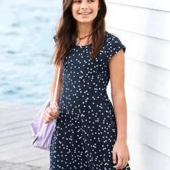 Kangaroos Kids Polka Dot Skater Dress