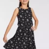 Kidsworld Floral Jersey Pinafore Dress