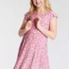 Kidsworld Floral Print Jersey Dress