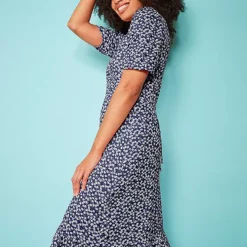Love Mark Heyes Ditsy Print Jersey Tea Dress - Navy -Outlet Seraph Dress Store Love Mark Heyes Ditsy Print Jersey Tea Dress Navy93X364FRSP W03