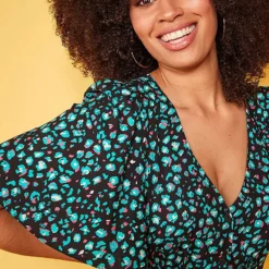 Love Mark Heyes Floral Print Midi Tea Dress -Outlet Seraph Dress Store Love Mark Heyes Floral Print Midi Tea Dress35E566FRSP W02