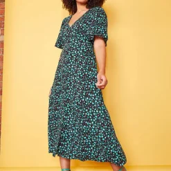 Love Mark Heyes Floral Print Midi Tea Dress -Outlet Seraph Dress Store Love Mark Heyes Floral Print Midi Tea Dress35E566FRSP W03