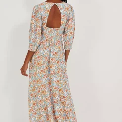 Monsoon Keava Floral Print Tea Dress In Sustainable Viscose -Outlet Seraph Dress Store Monsoon Keava Floral Print Tea Dress in Sustainable Viscose57C917FRSP W01