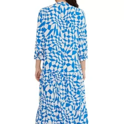 Phase Eight Penele Blue Geo Midaxi Dress -Outlet Seraph Dress Store Phase Eight Penele Blue Geo Midaxi Dress70W713FRSP W01