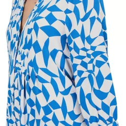 Phase Eight Penele Blue Geo Midaxi Dress -Outlet Seraph Dress Store Phase Eight Penele Blue Geo Midaxi Dress70W713FRSP W03