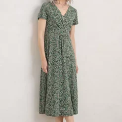 Seasalt Cornwall Chapelle Jersey Dress - Green -Outlet Seraph Dress Store Seasalt Cornwall Chapelle Jersey Dress Green59K314FRSP W01
