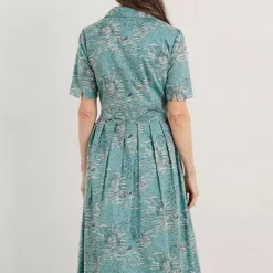 Seasalt Cornwall Charlotte Dress - Teal -Outlet Seraph Dress Store Seasalt Cornwall Charlotte Dress Teal72R166FRSP W01