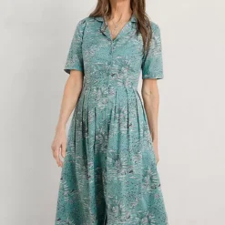 Seasalt Cornwall Charlotte Dress - Teal -Outlet Seraph Dress Store Seasalt Cornwall Charlotte Dress Teal72R166FRSP W02