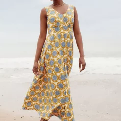Seasalt Cornwall Polmanter Dress - Yellow