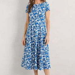 Seasalt Cornwall Wild Bouquet Dress - Blue -Outlet Seraph Dress Store Seasalt Cornwall Wild Bouquet Dress Blue56B624FRSP W02