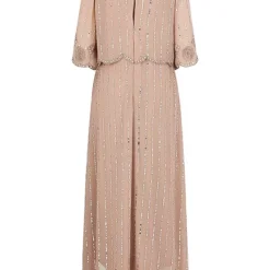 Together! Together Blush Beaded Hi Low Hem Dress -Outlet Seraph Dress Store Together Blush Beaded Hi Low Hem Dress17S555FRSC W01