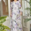 Together! Together Floral Print Maxi Dress